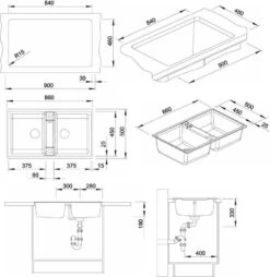 Blanco Zia 9 - Fregadero De Silgranite, 860x500 Mm, Antracita 516686 6 Blanco Zia 9 - Fregadero De Silgranite, 860x500 Mm, Antracita 516686 -Blanco fac16c4a9265e4ad2e62688d