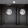 Blanco Pleon 6 Split - Fregadero De Silgranite, 615x510 Mm, Antracita 521689 -Blanco fc3496f1a624f7f6f713bdea