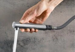 Blanco Lanora S - Grifo De Fregadero Con Salida Extraíble, Acero Inoxidable Cepillado 525126 -Blanco ff882b4b250c9caaaa64d340